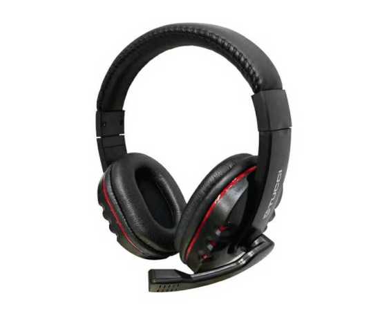 Tucci X6 Super Bass Gaming Headphone With Mic - Black