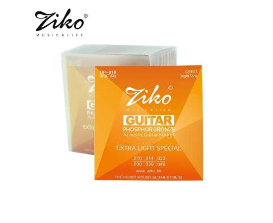 Ziko Dp-010 Acoustic Guitar String Phosphor Bronze