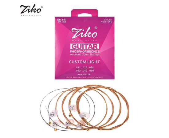Ziko Dp-011- Acoustic Guitar String Pack