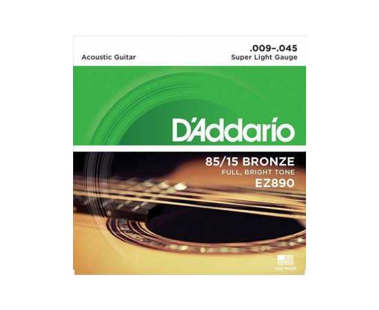 Ez890-85/15 Bronze American Extra Light Acoustic Guitar String Set