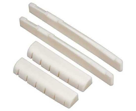 06 Bridge Pins + Saddle +Bridge Saddle Bone Acoustic Guitar