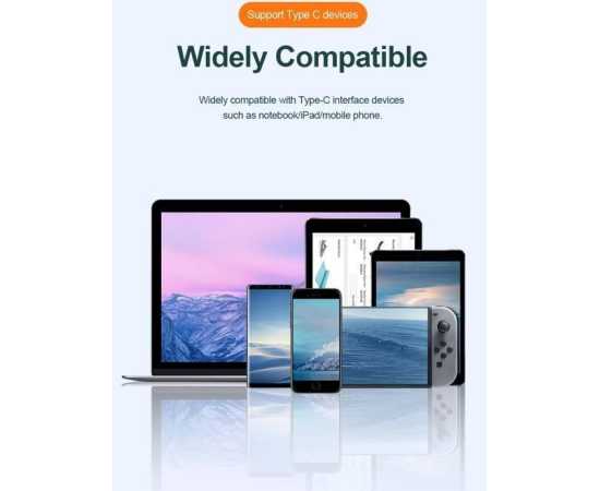 KUULAA 120W Magnetic Elbow USB Type-C Connector - Black