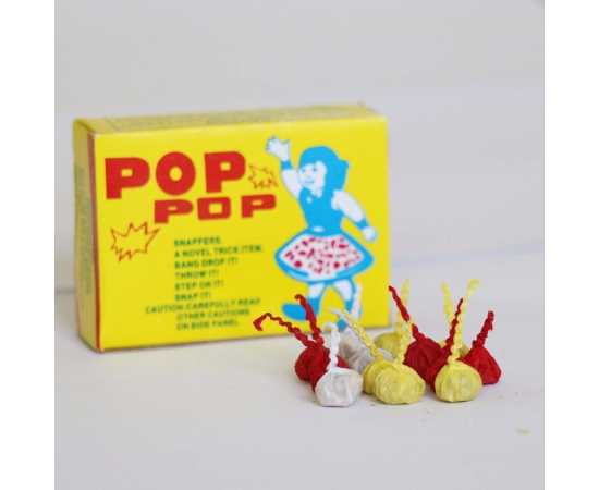 Pop Pop Fun Mini Sparkling Crackers Party Accessories for Kids - Pack of 2