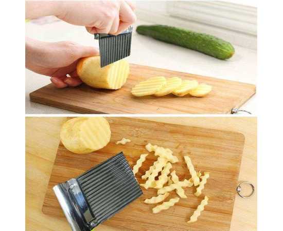 Finger Potato Chips Cutter & Slicer - 1 Piece
