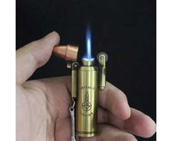 Bullet Torch Turbo Metal Lighter