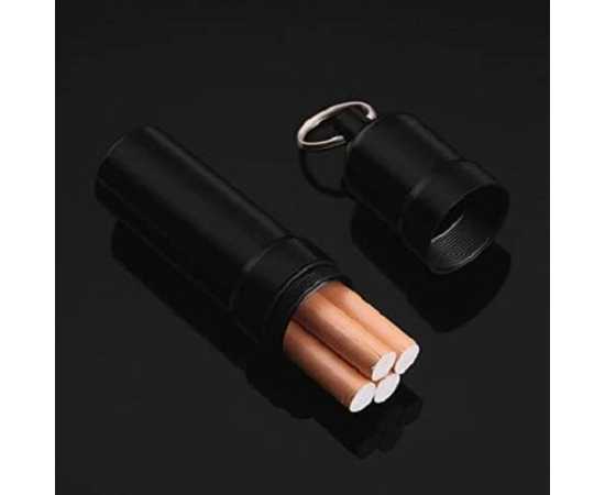 Roygra Metal Black Cigarette Case - 5 PCS Capacity