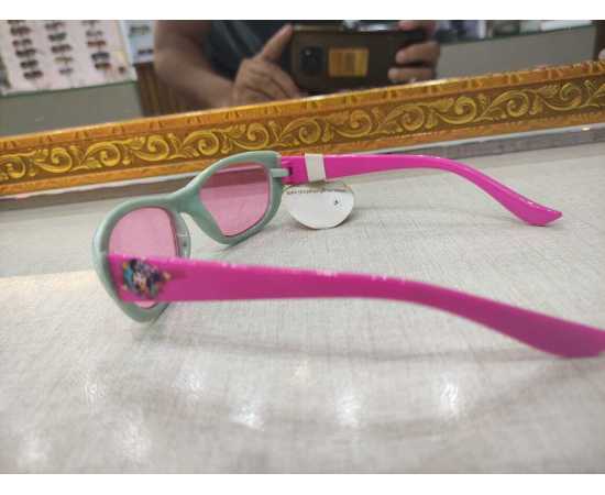 Plastic Grey Pink Frame With Pink Lens Sunglasses for Kids