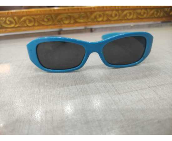 Blue Color Frame With Greyish Black Lens Sunglasses for Kids