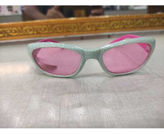 Plastic Grey Pink Frame With Pink Lens Sunglasses for Kids
