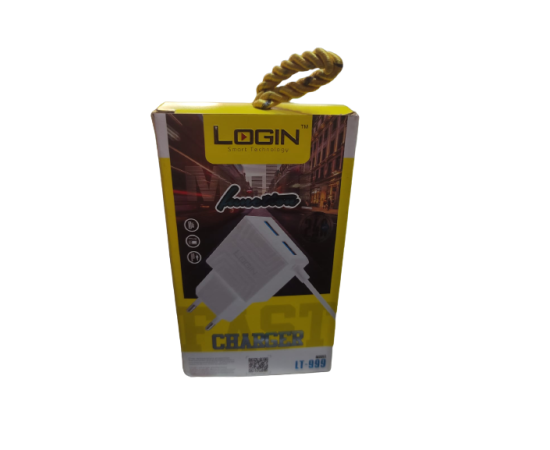 Login LT-999 Smart Technology 2-Ports Mobile Charger