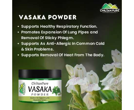Chiltan Pure Vasaka Powder - Anti-Allergic For Cold & Skin Problems