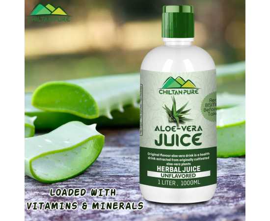 Chiltan Pure Aloe Vera Juice Non-Flavored - Nutritious Booster  - 1000ML Chiltan Pure Aloe Vera Juice Non-Flavored - Nutritious Booster  - 1000ML