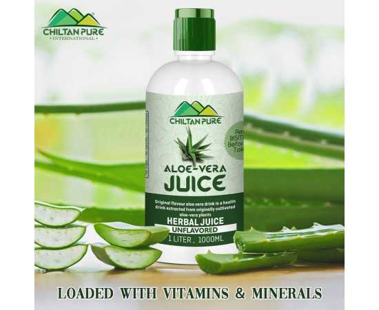 Chiltan Pure Aloe Vera Juice Non-Flavored - Nutritious Booster  - 1000ML Chiltan Pure Aloe Vera Juice Non-Flavored - Nutritious Booster  - 1000ML