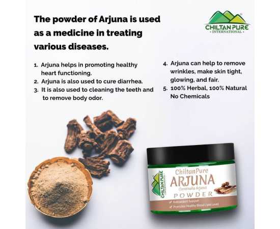 Chiltan Pure Terminalia Arjuna Powder - Supports Cardiovascular Health - 65MgChiltan Pure Terminalia Arjuna Powder - Supports Cardiovascular Health - 65MgChiltan Pure Terminalia Arjuna Powder - Supports Cardiovascular Health - 65Mg