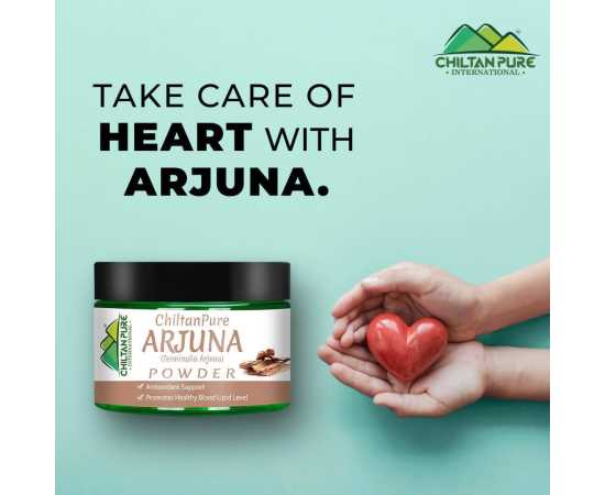 Chiltan Pure Terminalia Arjuna Powder - Supports Cardiovascular Health - 65Mg