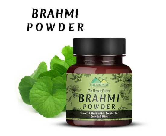 Chiltan Pure Brahmi Powder - Make Hair More Thicker & More Nourished - 75G