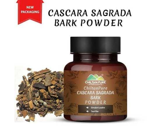 Chiltan Pure Cascara Sagrada Bark Powder For Colon Cleansing