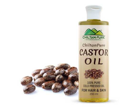 Chiltan Pure Castor Oil - Eye Lashes Growth Enhancer- 200ML
