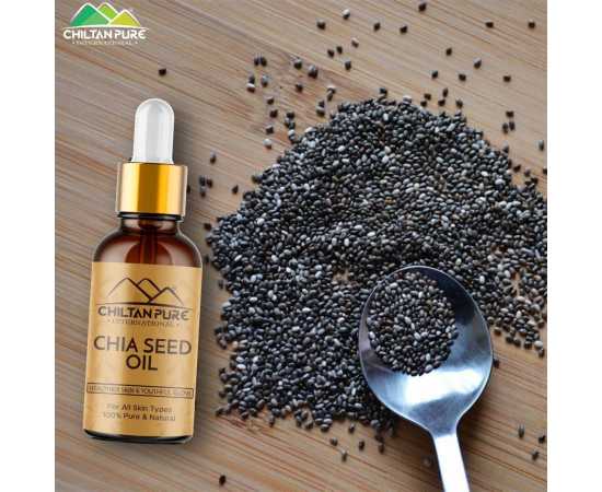Chiltan Pure Chia Seed Oil - Promotes Healthier Skin Membrane - 30ML