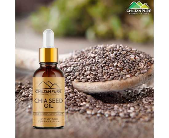Chiltan Pure Chia Seed Oil - Promotes Healthier Skin Membrane - 30ML