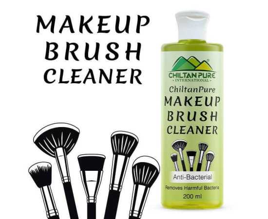 Chiltan Pure Anti-Bacterial Makeup Brush & Puff Cleaner - 200ML