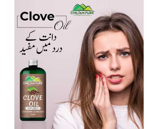 Chiltan Pure Clove Oil - Helps to Clean Teeth & Gums - 250ML