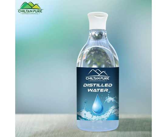 Chiltan Pure Distilled Water - Carries Ability To Bind Dirt - 500ML