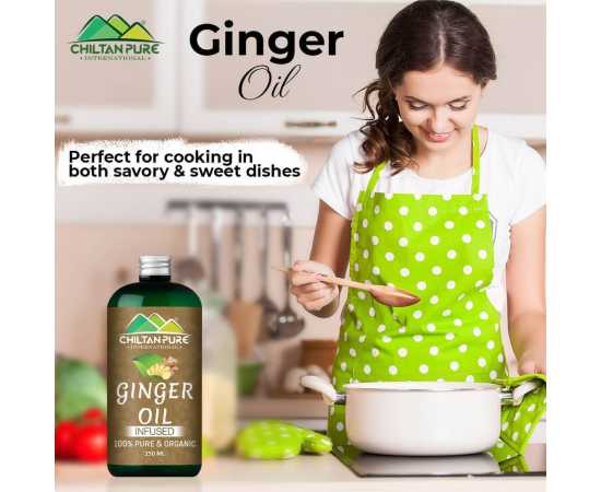 Chiltan Pure Ginger Oil - Perfect For Cooking - 250ML