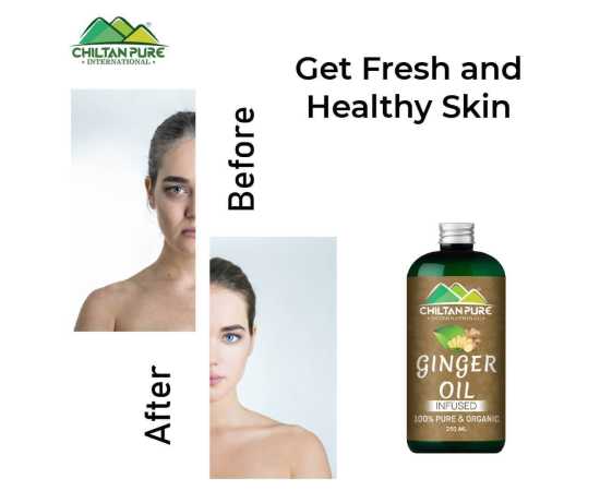 Chiltan Pure Ginger Oil - Perfect For Cooking - 250ML