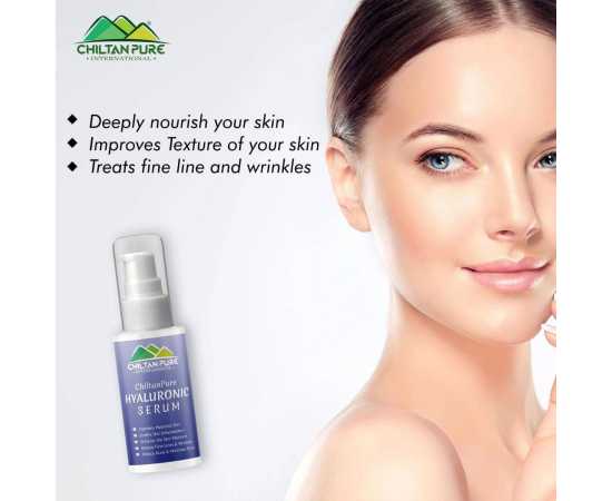 Chiltan Pure Hyaluronic Acid Serum Treats Wrinkles & Acne - 50ML