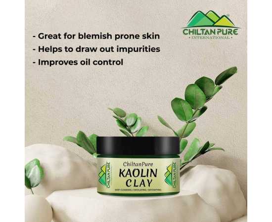 Chiltan Pure Kaolin Clay - Suitable For Both Sensitive & Oily Skin - 130G