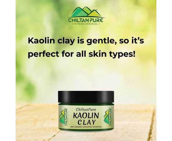 Chiltan Pure Kaolin Clay - Suitable For Both Sensitive & Oily Skin - 130G