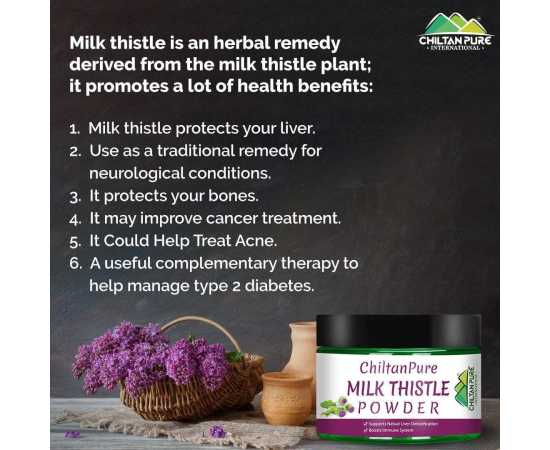Chiltan Pure Milk Thistle Powder - Good For Bones