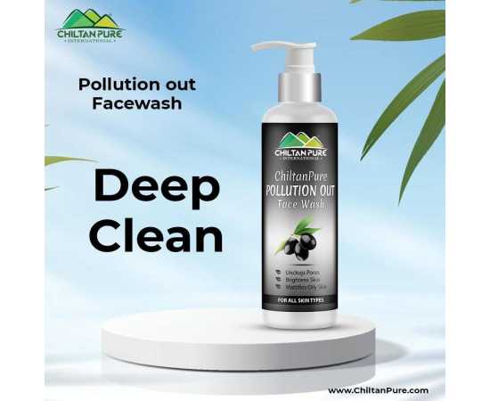 Chiltan Pure Pollution Out Face Wash - Eliminates Skin Dirt & ImpuritiesChiltan Pure Pollution Out Face Wash - Eliminates Skin Dirt & Impurities
