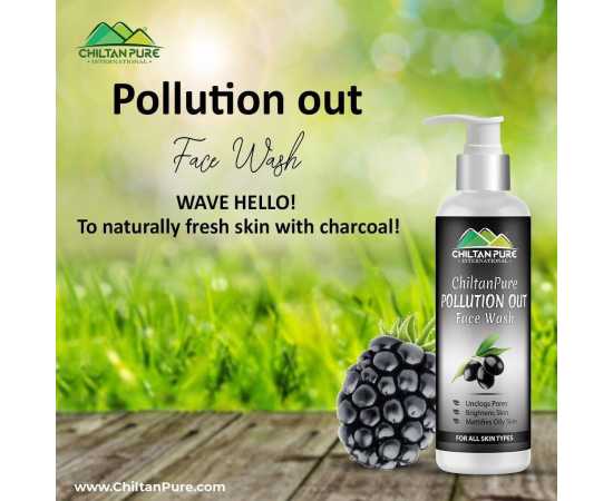 Chiltan Pure Pollution Out Face Wash - Eliminates Skin Dirt & Impurities