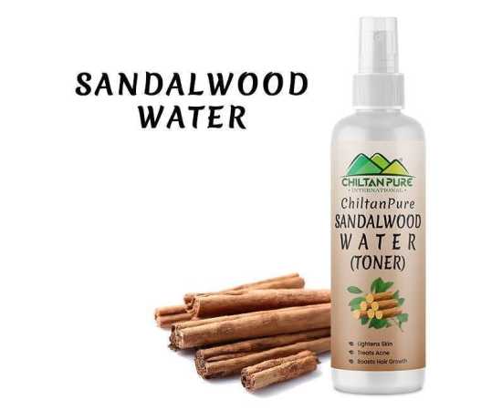 Chiltan Pure Sandalwood Water Toner - Removes Sun Tan/Acne & Blackheads