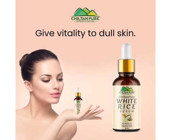 Chiltan Pure White Rice Serum - For Acne & Dark Spots
