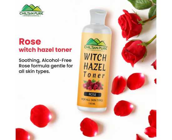 Chiltan Pure Witch Hazel Toner With Rose - Helps In Shrink Skin Pores