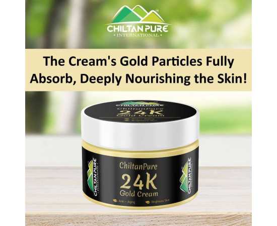 24K Gold Cream - Enhances Skin's Youthful Glow