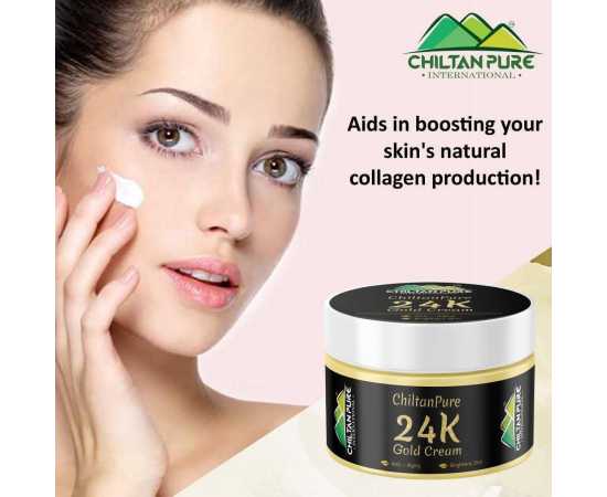 24K Gold Cream - Enhances Skin's Youthful Glow24K Gold Cream - Enhances Skin's Youthful Glow