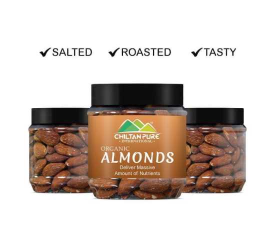 Almond Nuts - High In Fiber & Protein - 180G