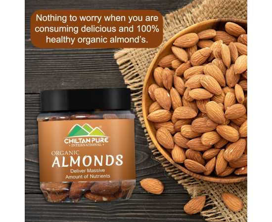 Almond Nuts - High In Fiber & Protein - 180G