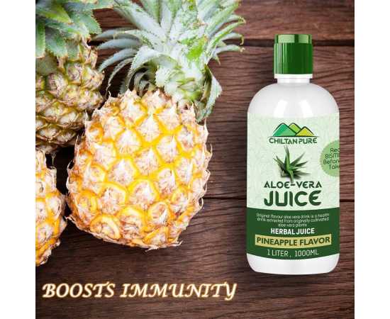 Pineapple Flavour Aloe Vera Juice - Nutritious Booster - 1000 ML