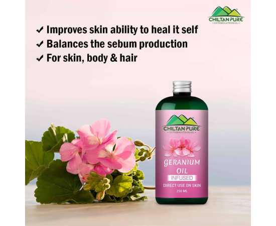 Geranium Oil - Reduces Acne Breakouts & Cure Skin Infections