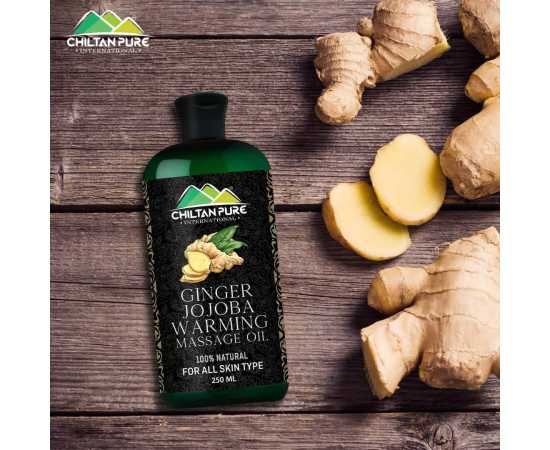 Chiltan Pure Ginger Jojoba Warming Massage Oil - 250ML