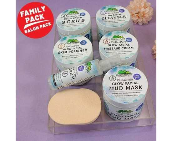 ChiltanPure Glow Facial Kit 4X Results Family Pack