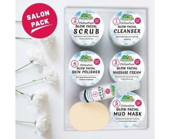 ChiltanPure Glow Facial Kit 4X Results Family Pack