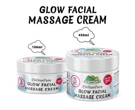 Glow Facial Massage Cream - Rejuvenates Skin & Relieves Stress