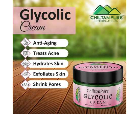 Glycolic Cream - Exfoliates Skin & Treats With Acne