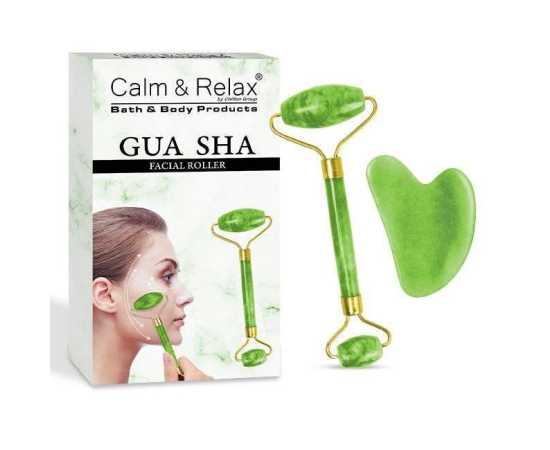 Chiltan Pure Jade Roller & Gua Sha For Facial